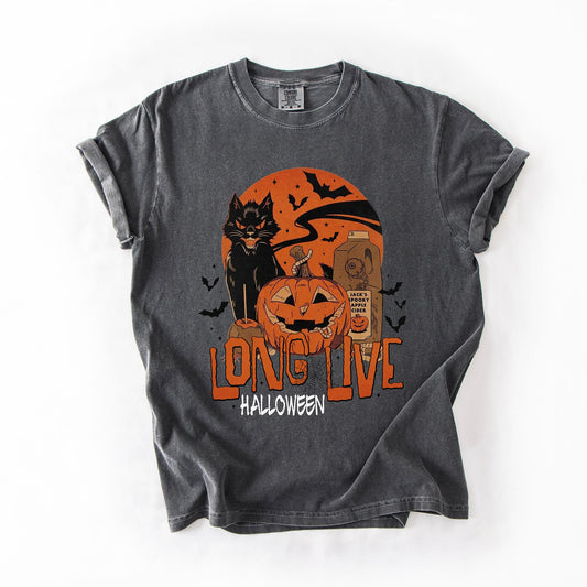 Long Live Halloween, Retro, Classic, Vintage, Comfort Colors T-Shirt
