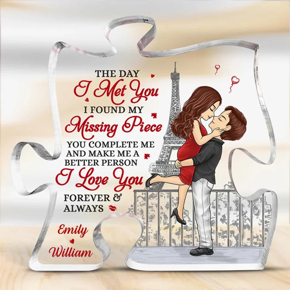 Love Is The Greatest Adventure - Personalized Acrylic Plaque Custom Shape - Gift For Her/Him, Husband/Wife, Couple, Anniversary, Valentine, Engagement
