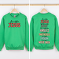Love Like Jesus, Christmas, Christian, Faith, Gospel , Front and Back Sweatshirt