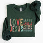 Love Like Jesus, Christmas, Christian, Gospel, Faith, Religious Sweatshirt