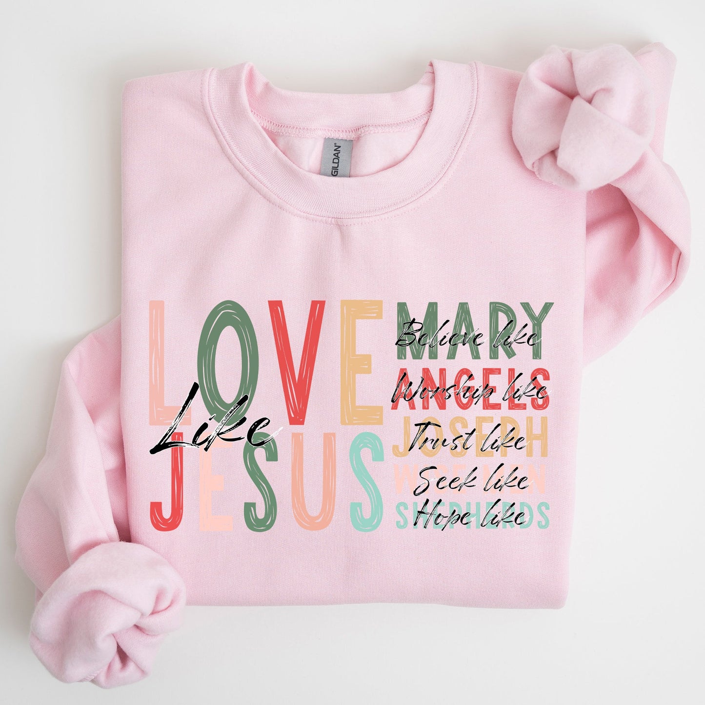 Love Like Jesus, Christmas, Christian, Gospel, Faith, Religious Sweatshirt