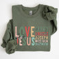 Love Like Jesus, Christmas, Christian, Gospel, Faith, Religious Sweatshirt