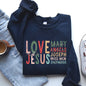 Love Like Jesus, Christmas, Christian, Gospel, Faith, Religious Sweatshirt