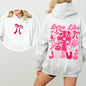 Love Like Jesus, Valentine's Day, Heart, Cross, Faith, Christian, Religious, Front and Back Hoodie, Hooded Sweatshirt