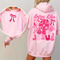 Love Like Jesus, Valentine's Day, Heart, Cross, Faith, Christian, Religious, Front and Back Hoodie, Hooded Sweatshirt