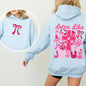 Love Like Jesus, Valentine's Day, Heart, Cross, Faith, Christian, Religious, Front and Back Hoodie, Hooded Sweatshirt