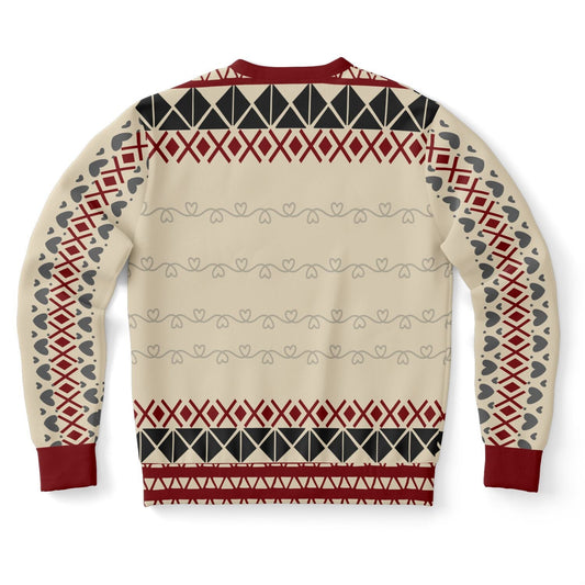 Love Is in the Air, Try Not to Breathe Christmas Sweatshirt