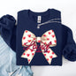 Loved, John 3 16, Valentine's Day, Cream, Love, Bow, Ribbon, Hearts, Christian, Faith Sweatshirt