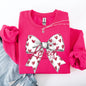 Loved, John 3 16, Valentine's Day, White, Love, Bow, Ribbon, Hearts, Christian, Faith Sweatshirt