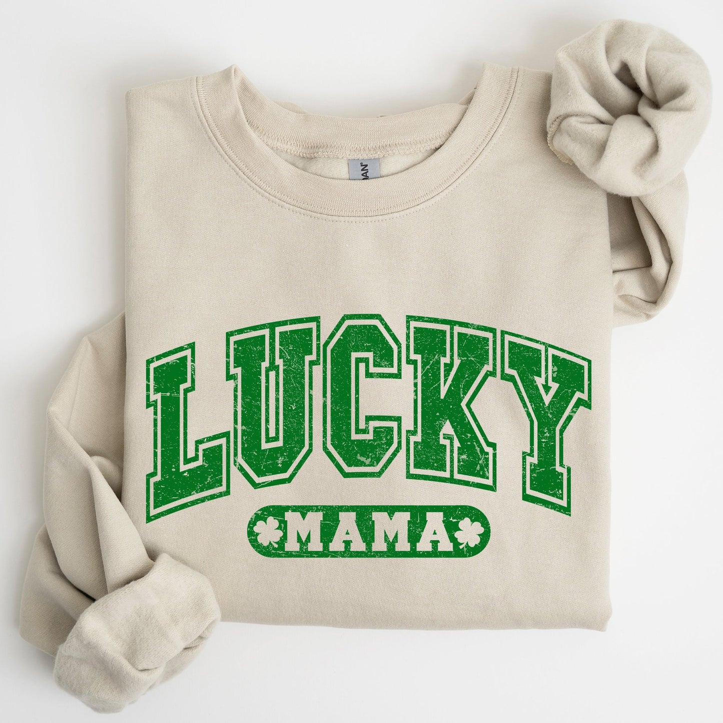 Lucky Mama, Retro, St Patrick's Day Sweatshirt