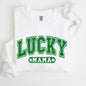 Lucky Mama, Retro, St Patrick's Day Sweatshirt