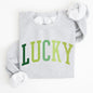 Lucky, Collegiate, St Patrick's Day Sweatshirt