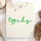 Lucky, Ribbon, Coquette, Bow, St Patrick's Day, Shamrock, Clover, Lucky, Leprechaun Tshirt Comfort Colors T-Shirt
