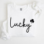 Lucky, Shamrock, St Patrick's Day Sweatshirt