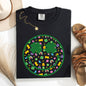 Lucky, Smiley, Retro, Charms, St Patrick's Day, Shamrock, Clover, Lucky, Leprechaun Tshirt Comfort Colors T-Shirt