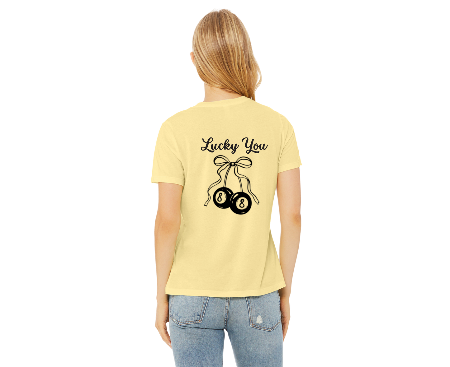 Customizable: Lucky Eight Cherry Tee