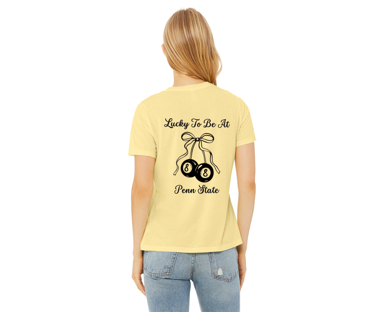 Customizable: Lucky Eight Cherry Tee