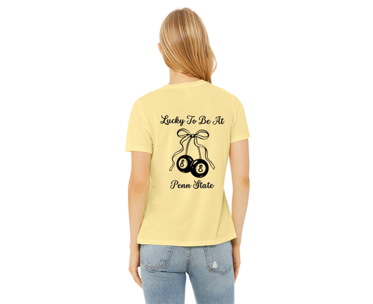 Customizable: Lucky Eight Cherry Tee