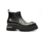 Luxury Black Leather Chelsea Boots