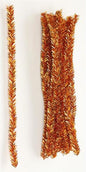 12"L X 20MM PENCIL TINSEL STEM 25EA/BG, METALLIC COPPER