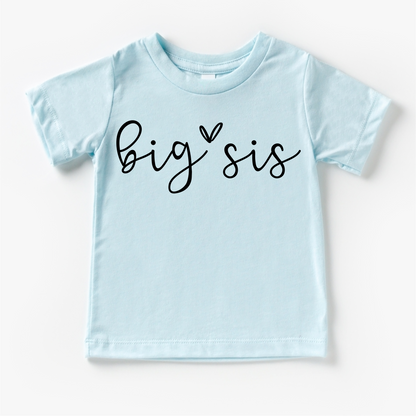 Big Sis Sister Siblings Family Shirt - Sister Tee