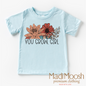 You Grow Girl Flowers Shirt - Boho Tee