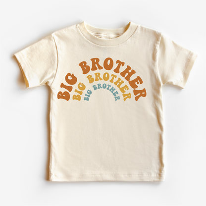 Retro Big Brother Siblings Family Shirt - Brother Tee