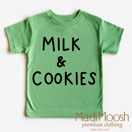 Milk And Cookies Classic Christmas Shirt - Christmas Tee