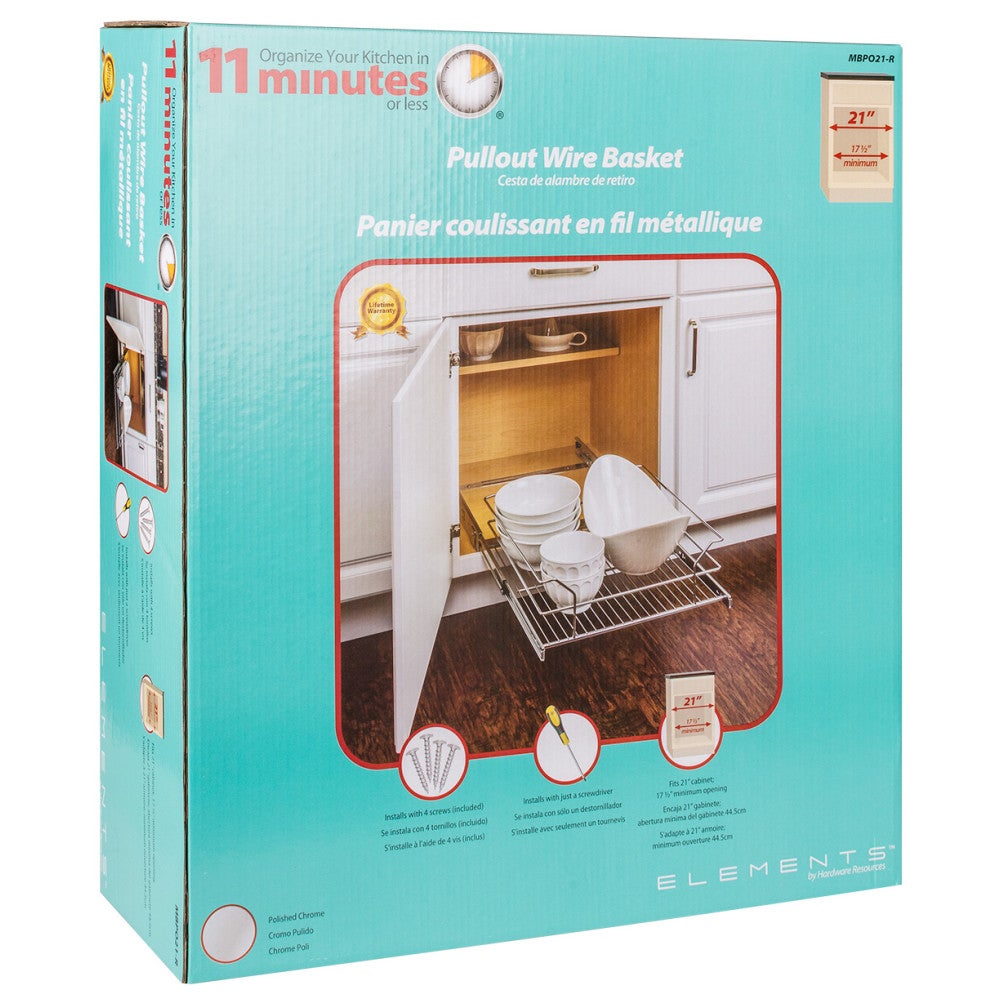 Metal Pullout Basket