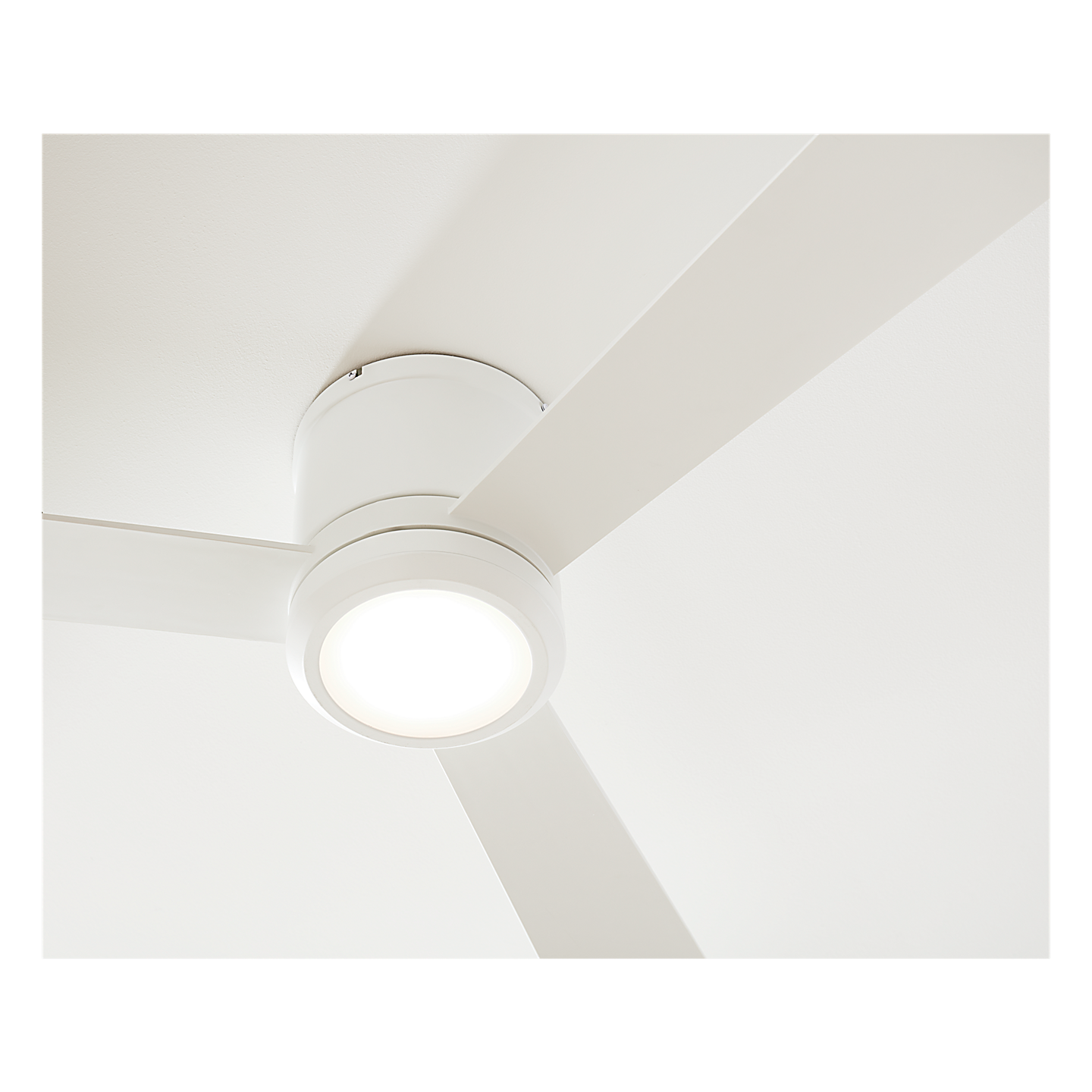 Clarity 52" Semi Flush LED Ceiling Fan
