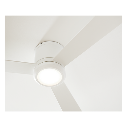Clarity 52" Semi Flush LED Ceiling Fan