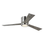 Clarity 52" Semi Flush LED Ceiling Fan