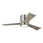 Clarity 42" Semi Flush LED Ceiling Fan