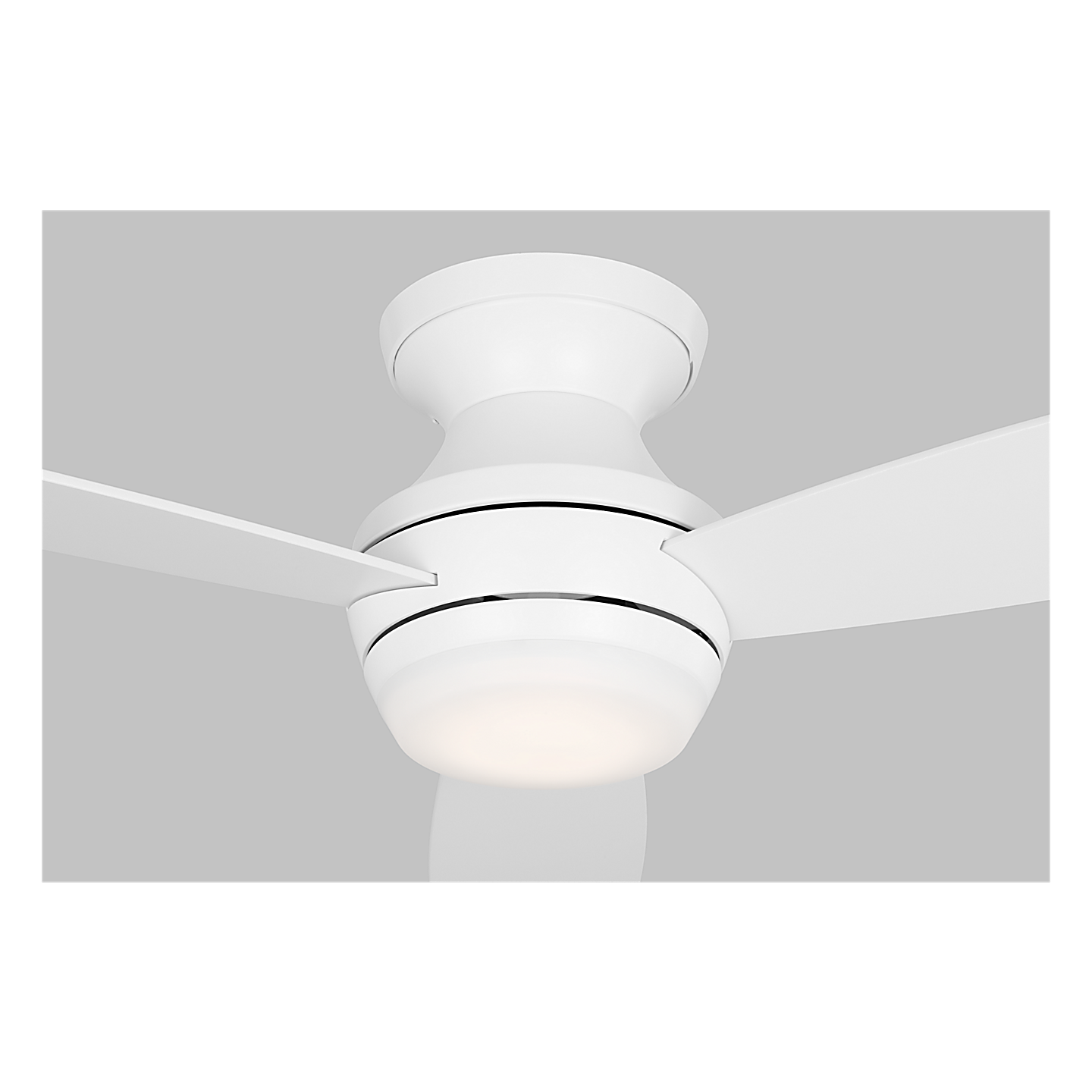 Ikon 52" Semi Flush LED Ceiling Fan