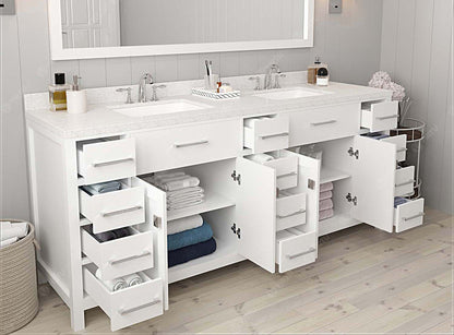 Caroline Parkway 78" Double Bath Vanity