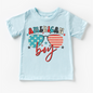 Retro American Boy 4th Of July Shirt - July 4th Kids & Adult Tee