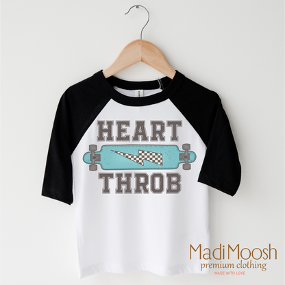 Heart Throb Skater Valentine Shirt - Valentine Tee