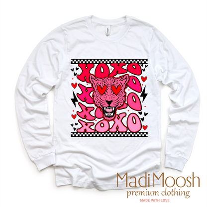 XOXO Leopard  Valentine Shirt - Valentine Tee