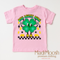 One Lucky Dude Retro St. Patrick's Day  Shirt - Kids St Patrick's Day Tee