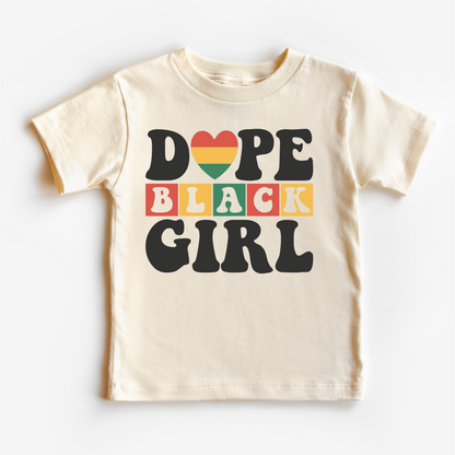 Dope Black Girl Black History Shirt - Juneteenth Kids & Adult Tee