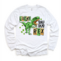 Lucky Saurus Rex St. Patrick's Day Shirt - Lucky Dinosaur Kids & Adult Tees
