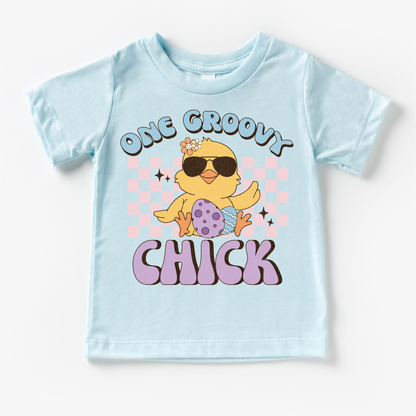 One Groovy Chick Easter Shirt - Easter Chicken Kids & Adult Tee