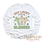 Not Lucky Just Blessed St. Patrick's Day  Shirt - Kids St Patrick's Day Tee