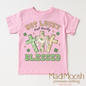 Not Lucky Just Blessed St. Patrick's Day  Shirt - Kids St Patrick's Day Tee
