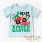 I'm Ready To Crush Kindergarten Dinosaur Monster Truck Shirt - Back To School Tee