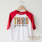 Third Grade Leopard Shirt - Back To School