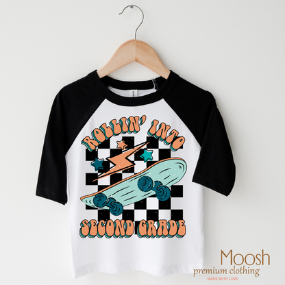 Rollin' Into 2nd Back To School Shirt - School Shirt