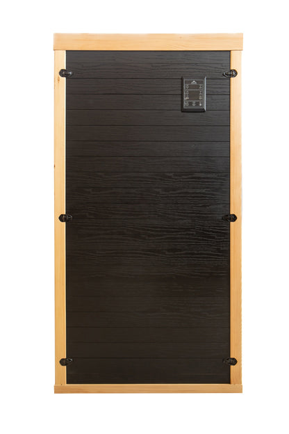 Peak Saunas Shasta 1-Person Full Spectrum Infrared Sauna with XL Medical-Grade Red Light Therapy & Smart WiFi App Control