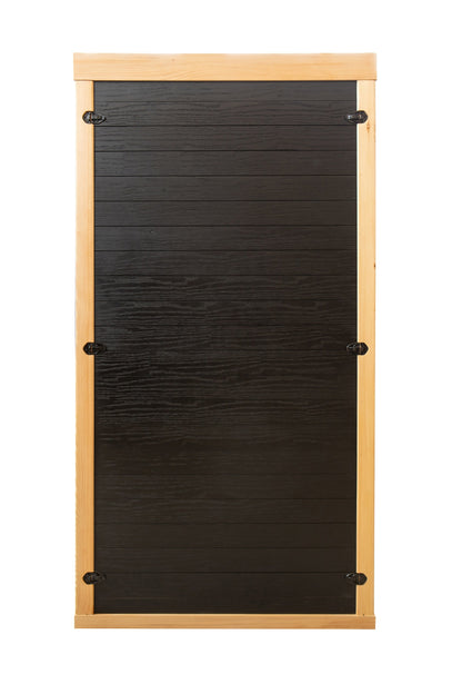 Peak Saunas Shasta 1-Person Full Spectrum Infrared Sauna with XL Medical-Grade Red Light Therapy & Smart WiFi App Control