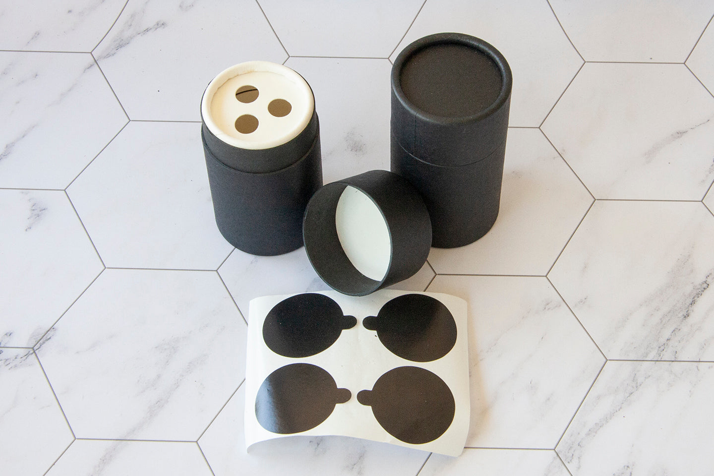 2 ounce / 60 g Paper Shaker Tube Large Holes